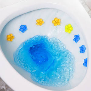 Ароматическое моющее средство дезодорант для чистки цветов штамп для ванной комнаты аромат дезодорирующий очиститель для унитаза гель - Product Image 3