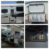 Remorque de transport pour chevaux de grande taille, conforme aux normes australiennes, de haute qualité, avec espace de vie, certifiée CE
