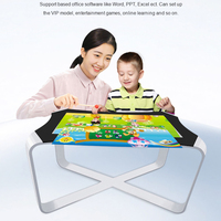 Table tactile interactive intelligente AWSTOUCH 43/55/65 pouces, écran LCD capacitif multi-touch 10 points pour restaurants, musées et expositions