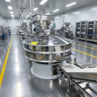 Mehrzweck-Vibrationssieb für Kakaopulver, Mehl und Stärke |   Edelstahl-Vibrationssiebmaschine in Lebensmittelqualität