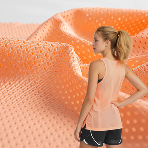 Tùy Chỉnh <span class=keywords><strong>Polyester</strong></span> Thể Thao Dệt Kim Lưới Vải Nhanh Chóng Làm Khô <span class=keywords><strong>Cotton</strong></span> Thoáng Khí Cảm Thấy Một Mặt Túi Đồng Bằng Nhuộm Căng Vải - Product Image 1