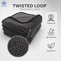 Serviette de lavage auto professionnelle en microfibre 850 GSM pour usage commercial – Vente en gros
