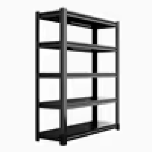 Étagère de rangement métallique sans boulons à 5 niveaux, légère, avec revêtement en poudre, pour garage, maison, mobilier de salon - Product Image 2