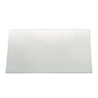 Plaque acrylique transparente givrée anti-traces de doigts en PMMA pour cloisons de bureau, présentoirs et signalétique
