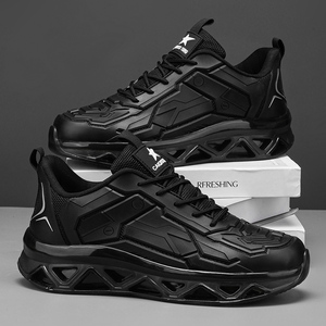 Zapatos Casuales Deportivos para Hombre, para Todas las Temporadas, Elegantes, de Color Sólido, de Caña Baja, con Cierre de Cordones, Suela para Uso Diario, para Caminar - Product Image 2