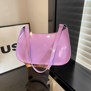 กระเป๋าสะพายไหล่เดียวแนววินเทจสไตล์เกาหลียอดนิยมสำหรับผู้หญิงคอลเลคชั่นใหม่กระเป๋าซับในมีซิปปิดโพลีเอสเตอร์สำหรับฤดูใบไม้ร่วง2025 - Product Image 2