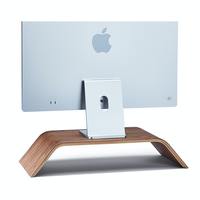 Samdi Hoge Kwaliteit Desktop Massief Hout Computer Monitor Verhoogde Kantoorstandaard Monitor Hout