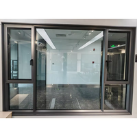 Ventanas y Puertas de Villa Personalizadas de Fábrica, Ventana con Rotura de Puente Térmico, Ventana Aislante Acústica, Ventanas Corredizas de Aluminio con Doble Acristalamiento