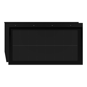 Panneau de tuiles solaire bifacial durable en silicium monocristallin BIPV 25.8% efficacité facile à installer bardeaux noirs étanches pour - Product Image 3