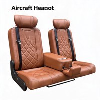 Siège avant inclinable en cuir PU pour voiture, modèle Copper Car Horse 1+1+1, avec boîte magique intégrée pour assise arrière en acier, pour une position entièrement plate