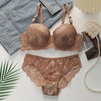 Ensemble de Lingerie Sexy Haut de Gamme en Jersey et Dentelle, 2 Pièces Respirant à Contrôle Moyen, Sans Manches, Vêtements de Nuit pour Femme