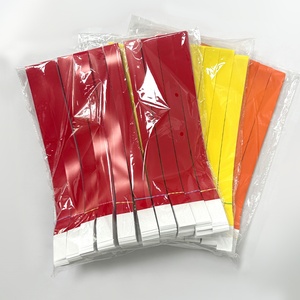 สายรัดข้อมือกระดาษ Tyvek สีขาวล้วน ปรับแต่งโลโก้ได้ เป็นมิตรกับสิ่งแวดล้อม ใช้แล้วทิ้ง ทนทาน กันน้ำ - Product Image 1