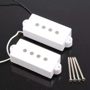Grosir 4 string p <span class=keywords><strong>pickup</strong></span> bass gitar elektrik p bass <span class=keywords><strong>pickup</strong></span> dengan Magnet keramik putih - Product Image 3