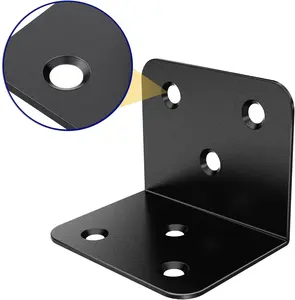 Support d'angle à 90 degrés Supports métalliques personnalisés Connecteur d'angle en acier galvanisé Connecteur métallique en bois