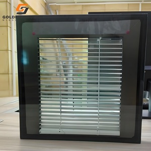 GS Aluminum Windows With Internal <b>Magnetic</b> Integral <b>Blinds</b> for Home - Product Image 3