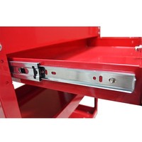Chariots à outils pour économiser de l'espace supports de stockage à trois niveaux et stockage de pièces chariot à outils armoire à outils avec roues