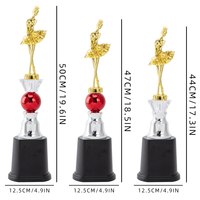 Trofeo de Plástico Personalizado de Fábrica para Ganadores de Ballet, Premios Elegantes para Competiciones y Eventos