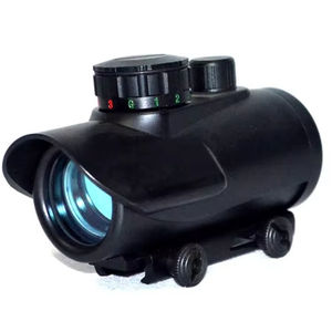 1x Viseur de point vert rouge 40mm réglable 11 niveaux 1000m réticule 105mm portée et accessoire Applicable <span class=keywords><strong>Reflex</strong></span> Sight Red Dot - Product Image 1