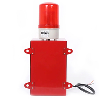 Promotion : Alarme sonore et lumineuse LED industrielle extérieure à clignotement stroboscopique DC12-220V/AC24-380V, protection IP65, 126dB, télécommande