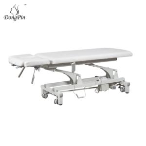 Mesa de terapia física médica de 2 secciones, cama de examen eléctrica, mesa <span class=keywords><strong>Bobath</strong></span>, cama quiropráctica, mesa de masaje - Product Image 2
