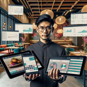 ระบบ POS ร้านอาหารอัจฉริยะ ควบคุมแบบรวมศูนย์ บันทึกยอดเงินสดแบบเรียลไทม์ ซิงค์สินค้าคงคลัง จัดการครัว รองรับ Mac - Product Image 1