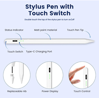 Stylet universel stylet capacitif de style crayon pour iPad et Android stylo à écran tactile actif pour l'écriture et la peinture