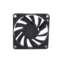 Ventilateur axial sans balais CC PWM 70 mm WELLSUNFAN OEM ODM 5V 12V 24V à roulement à billes, faible bruit, pour boîtier d'ordinateur et alimentation