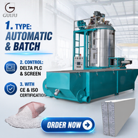 Mesin Pre-Expander EPS Densitas Tinggi GUIJU dengan Pompa & Motor Kontrol PLC Hemat Energi untuk Produksi Butiran Busa EPS