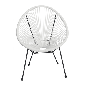 Silla de mimbre plegable de tejido ovalado para exteriores, conjunto de bistró, silla de paseo, para el sol - Product Image 6