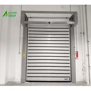 Spiraltor Lieferant Schlagfestigkeit Schnellrolltor Tür für Maschinenfabrik / Aluminium-Spiral-Schnellrolltor