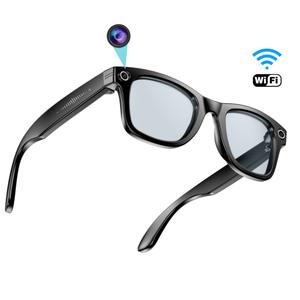 Lunettes intelligentes 3D W610 avec caméra IA, technologie noire de pointe, photo, vidéo, traduction, câble de charge, sac de rangement, multifonction - Product Image 5