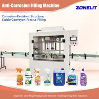Mesin Pengisian Botol Otomatis untuk Deterjen, Tahan Asam, Tugas Berat, Pengisian Bahan Kimia, Pengisian Cairan