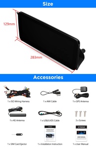 Autoradio XTRONS 10,25 pouces Android 13 128 Go pour Mercedes Benz GLK X204 2008-2015 Carplay 4G LTE Estereo Para Auto Navigation GPS - Product Image 6