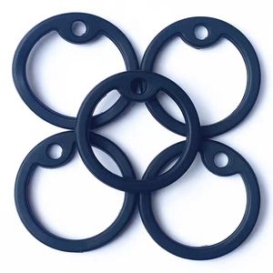 실리콘 개 태그 소음기 동물 관련 소음을 줄이는 인쇄 기법의 검은 고무 ID 태그 금속 공예 제품 - Product Image 5