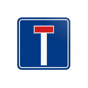 Señal de Tráfico Reflectante B-17 de PVC, Señal de Cierre de Vía, Advertencia de Precaución y Seguridad para Uso en Carreteras - Product Image 2