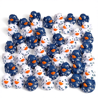 Mini-canards en caoutchouc sonores à presser en plastique, jouets de bain en vrac, cadeaux de fête, de carnaval, de Noël et d'anniversaire pour bébés de 0 à 24 mois, unisexe