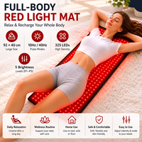 Matras Terapi Cahaya Merah 900x400mm 660nm 850nm Pemanas Dapat Disesuaikan Sepenuhnya Pabrik OEM untuk Tubuh Tangan Kaki Kepala Penggunaan Rumah dan Komersial