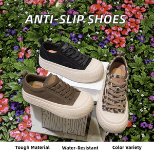 Zapatillas Deportivas Casuales Antideslizantes e Impermeables 2026, con Cordones, Plantilla de PVC Gruesa, Estilo Mocasín de Media Caña, para Estudiantes, Primavera/Otoño - Product Image 2