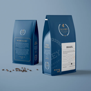 Sac à fermeture éclair sacs Kraft emballage de café pour supermarché emballage alimentaire grains de café papier luxe Shenzhen bonbons emballage PE - Product Image 4