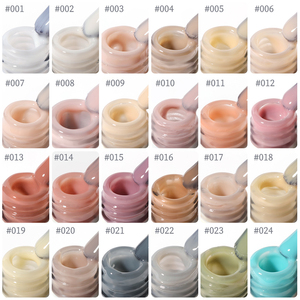 XEIJAYI Smalto Gel Designer Classico Trasparente Effetto Ghiaccio <span class=keywords><strong>Nude</strong></span> in Polvere Liquido a Lunga Durata per Uso Professionale e Fai-da-te - Product Image 3
