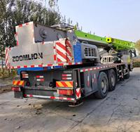 Grue mobile d'occasion ZOOMLION de marque chinoise 50 tonnes ZTC500H5, 4000 heures, moteur-pompe de 8,5 tonnes