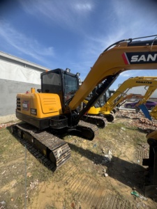 Excavadora SANY SY55C de 5.5 Toneladas, 90% Nueva, Original, con EPA y CE, Excavadora Agrícola Usada de 5 Toneladas, Mini Excavadora Sany55 - Product Image 1
