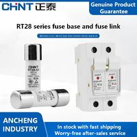 Porte-fusible cylindrique Chint RT28-32 & RT28-63 pour rail DIN RT28-32X / RT28-63X, support de base 500V