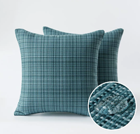 Coussin décoratif pour la maison, broderie solide, moderne, uni, écologique, lavable, 45*45 cm, design personnalisé, tissé, tendance
