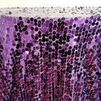 Tissu en maille à pois brodés avec des paillettes pour robe de mariée pour filles, dentelle extensible en polyester