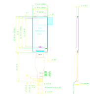 Écran LCD 1 pouce 0,96 pouces, module d'affichage IPS 80x160 avec interface SPI pour montre connectée
