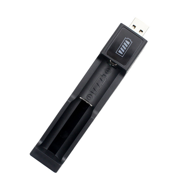 Factory Direct 18650 USB Charger Small Power Bank Lithium Battery Fans High Efficiency Battery Chargers