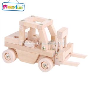 Voiture miniature en bois artisanale de haute qualité pour enfants, jouet de bricolage pour enfants, camion jouet - Product Image 2