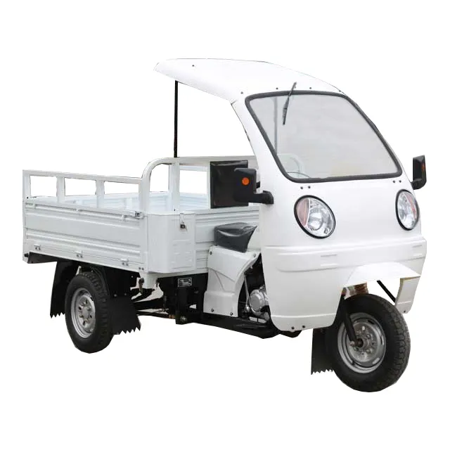 2021 New Design Excellent Quality Cargo Three Wheel best motor passenger gasoline tricycle With Tent