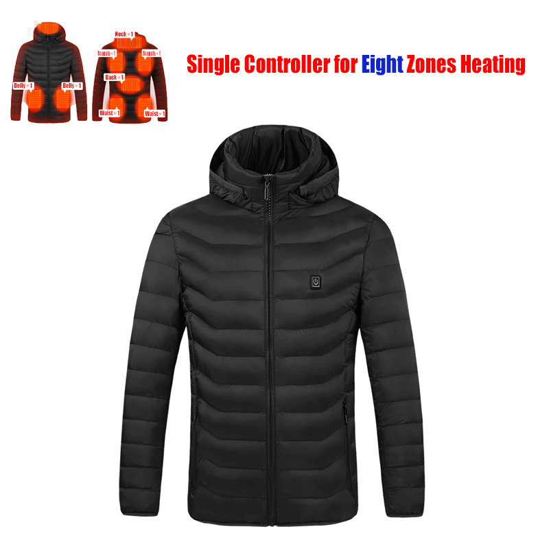 Black-Single Controller for Eight Zones Heating
